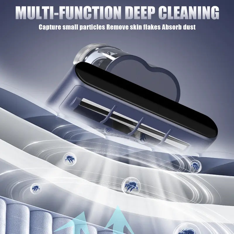Teant Mattress Vacuum Cleaner for Dust Mites – 600W Handheld Deep Cleaning Machine with UV-C Light, 149°F Hot Air, Aroma Tablet, and LED Display